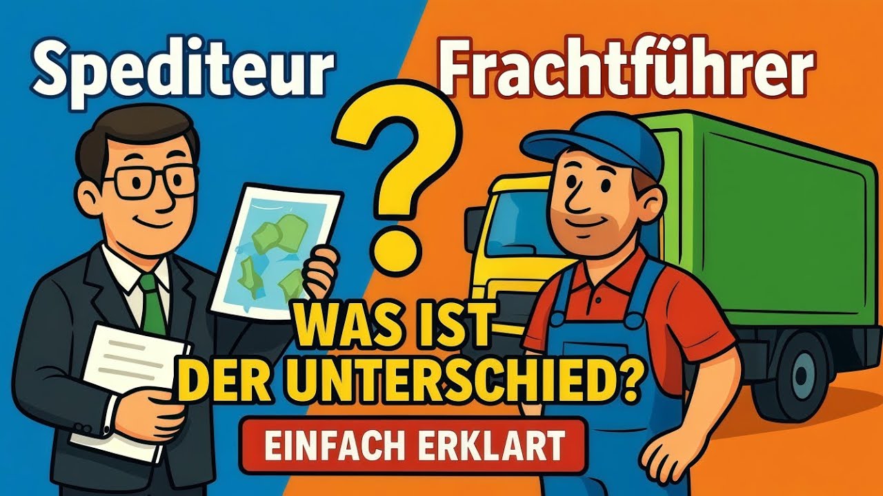 Spediteur vs. Frachtführer – DAS musst du wissen! | Einfach & verständlich erklärt