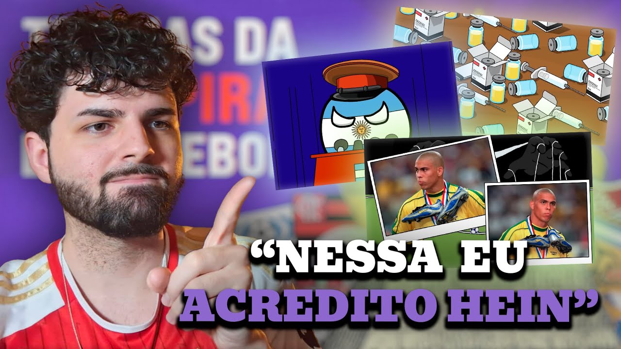 [REACT] AS TEORIAS DA CONSPIRAÇÃO MAIS BIZARRAS DO FUTEBOL! | STORABLE FUTEBOL