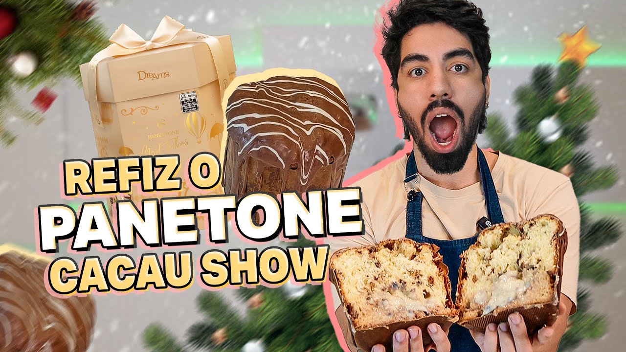Fiz o panetone de R$140,00 da Cacau Show
