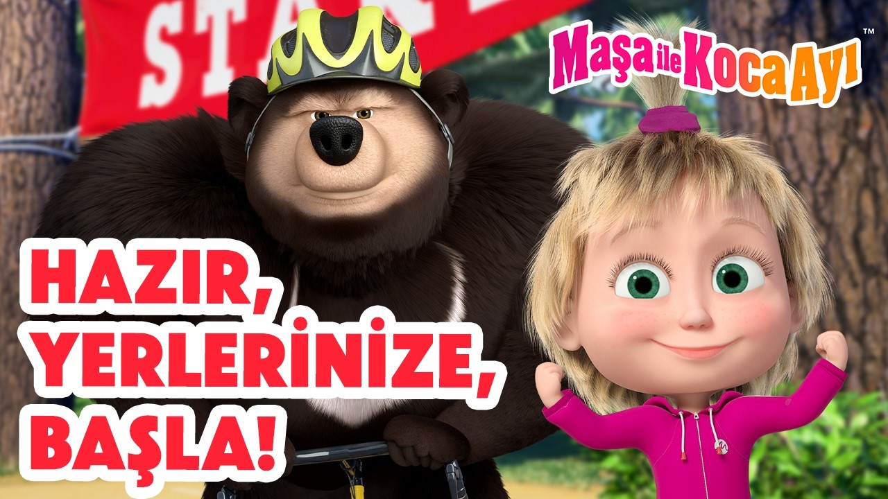Maşa İle Koca Ayı - 🏁 Hazır, Yerlerinize, Başla! 🏃 Masha and the Bear Turkey
