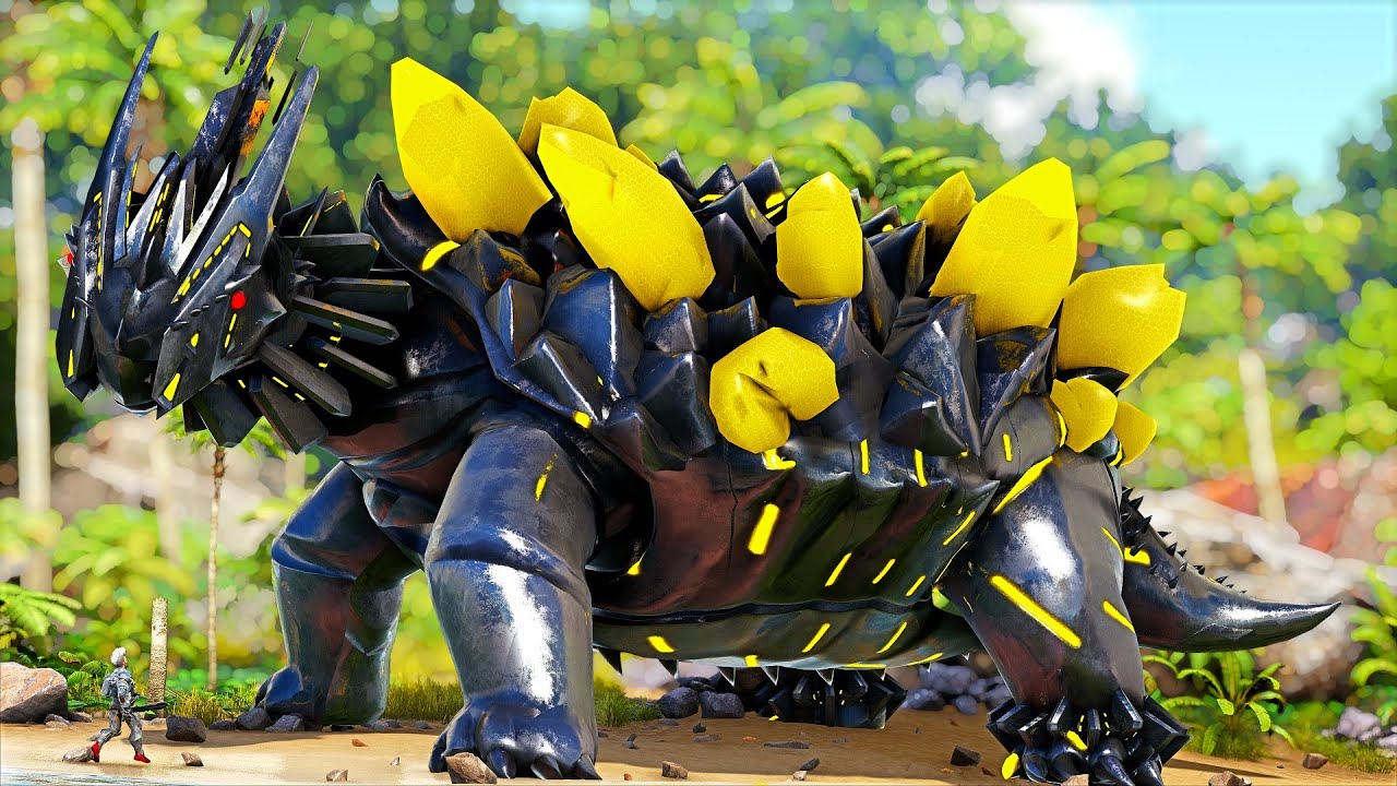 Roubei O Ovo Da Colossal Tartaruga do MUNDO! A Surra do Rex+Spino! (Super Mods) Ark PVP Dinossauros