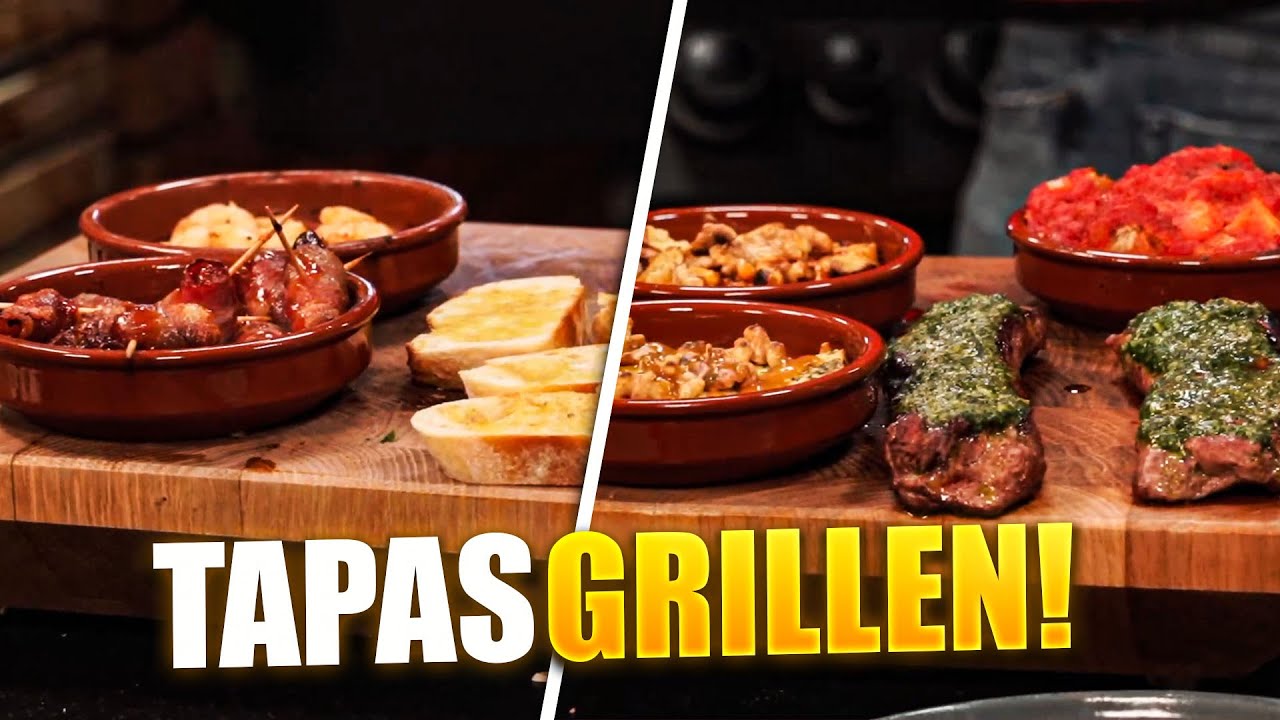 Tapas vom Grill - Spanisches Temperament im Stream 😃