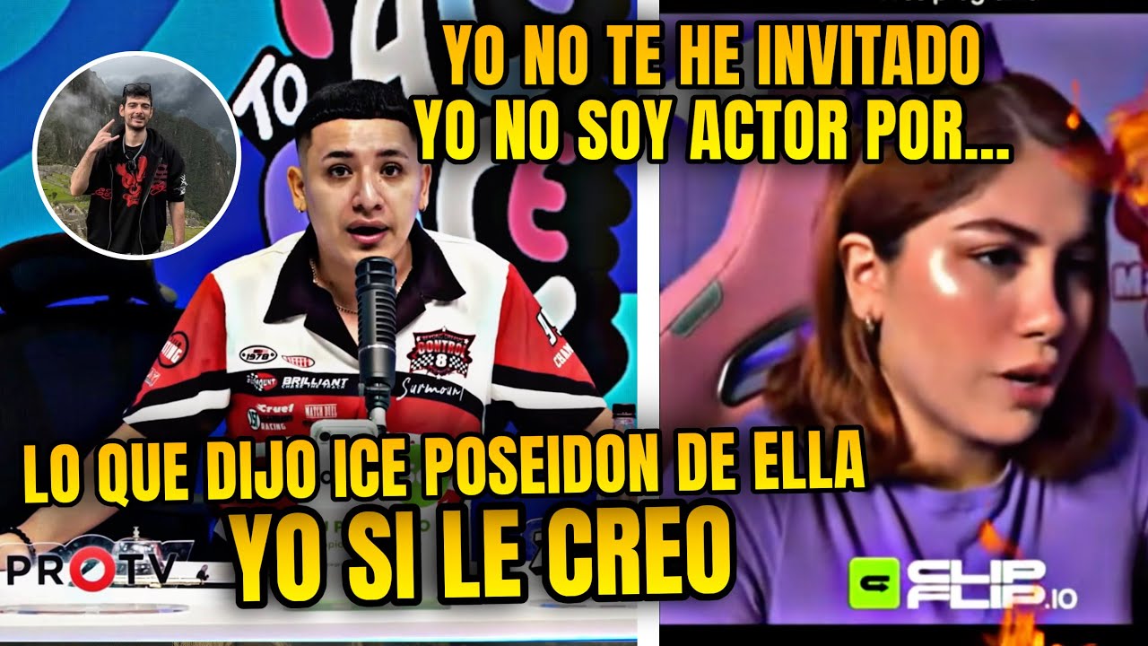 CARLITOS TV PARCHA A MARINA GOLD POR MENTIROSA Y LE DA LA RAZON A ICE POSEIDON