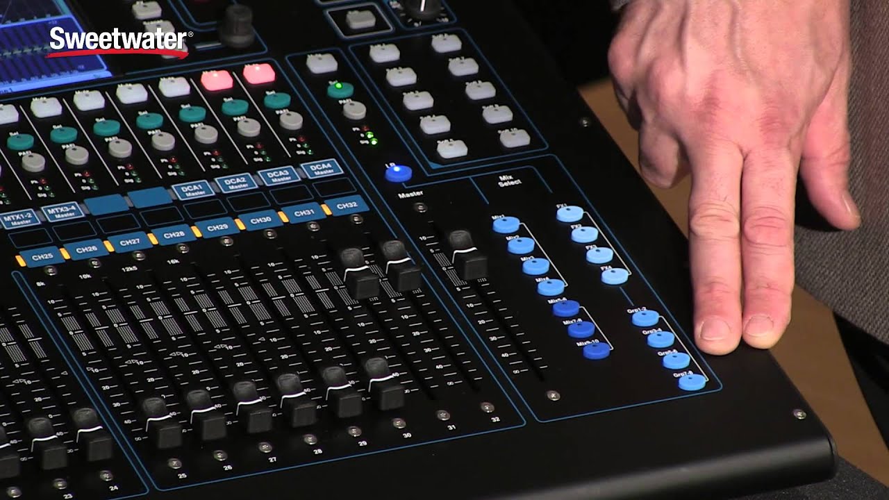 Allen & Heath Qu-32 Digital Mix Console Overview - Sweetwater Sound