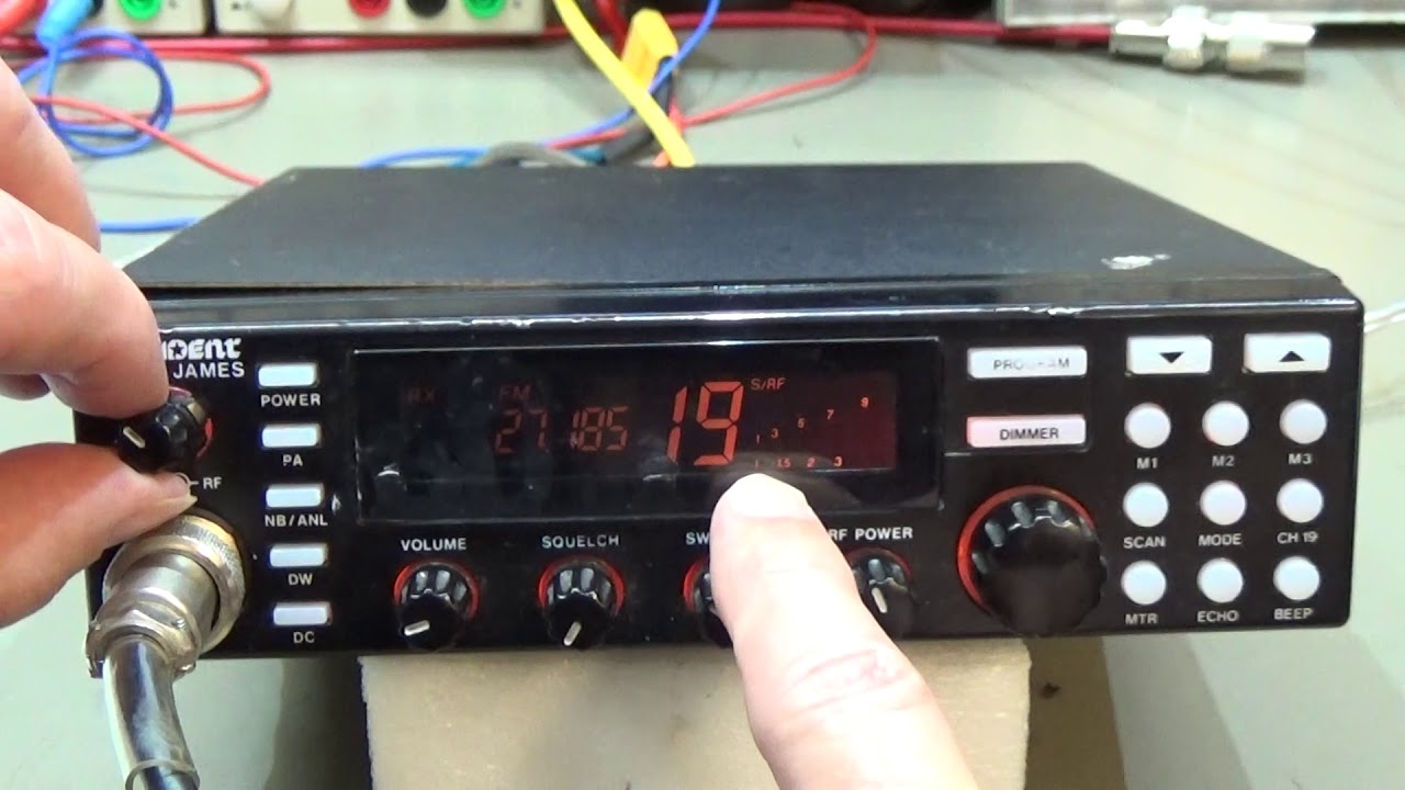 #197  CB/10m radio President James strange receiver issue fixed