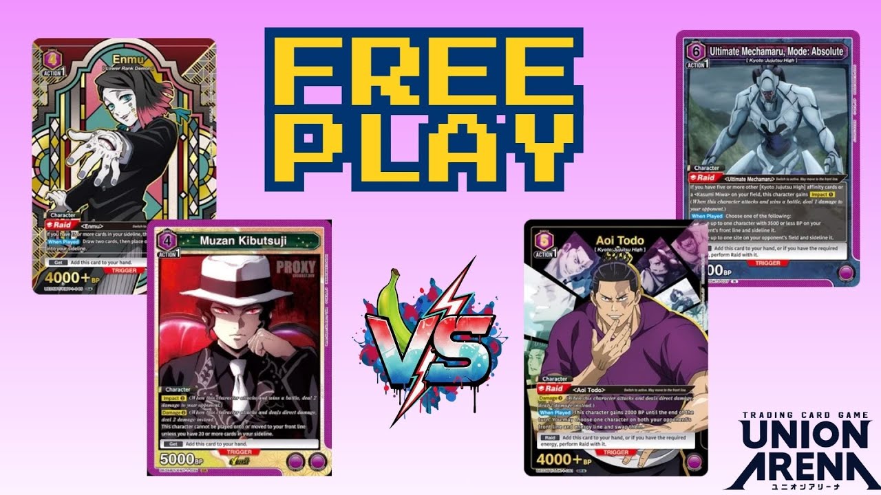 UNION ARENA FREE PLAY/ MUZAN VS TODO/KYOTO HIGH