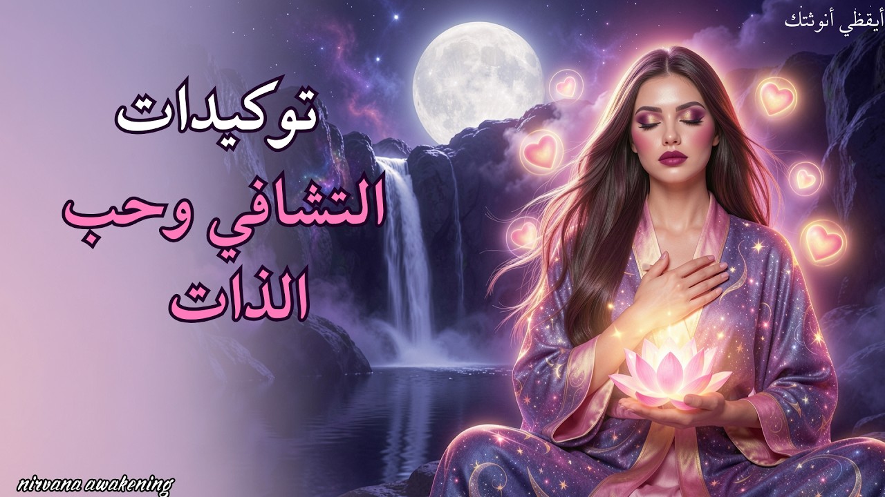 توكيدات قبل النوم لبرمجة العقل الباطن تنظيف المعيقات، التشافي، وحب الذات