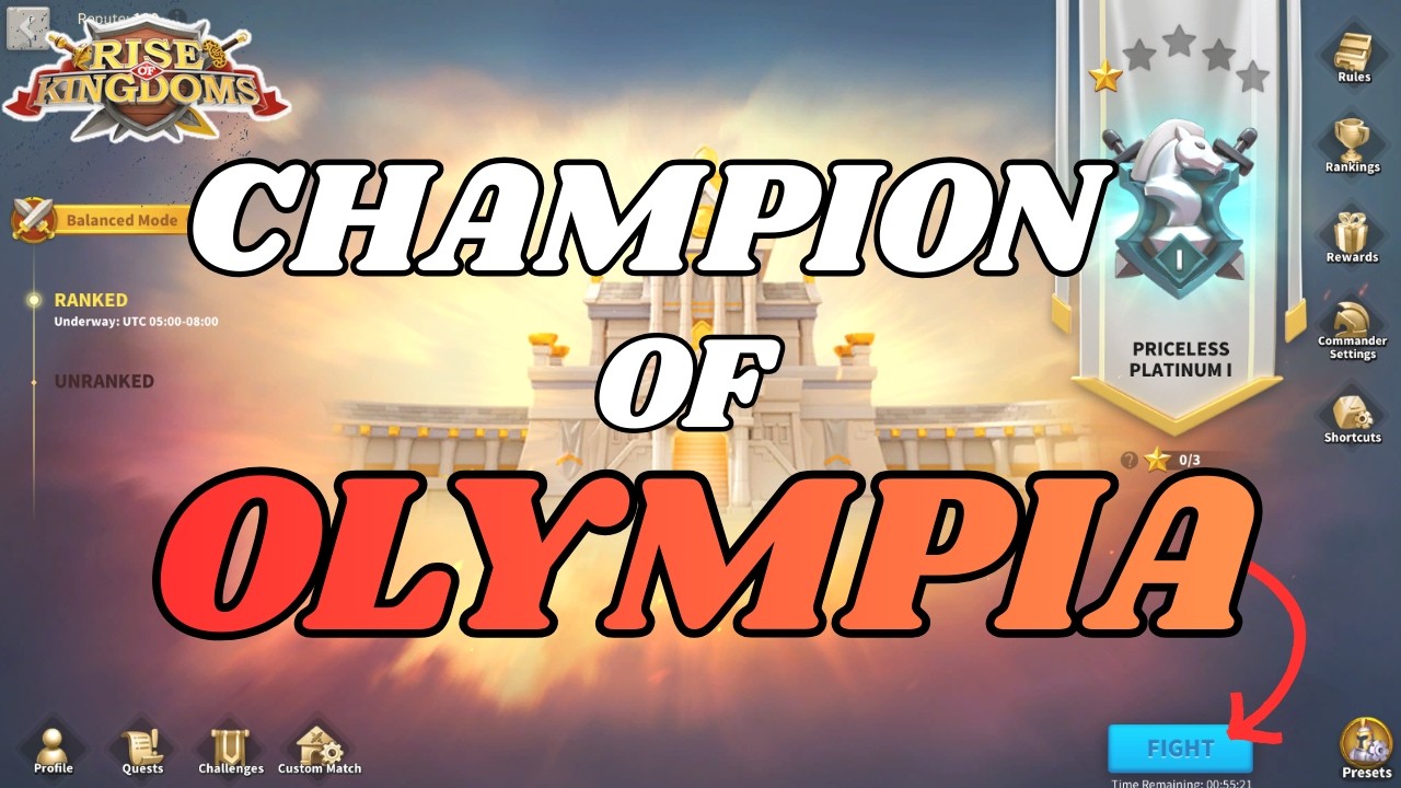 របៀបលេង Champion of Olympia ក្នុង Rise of Kingdoms 2026