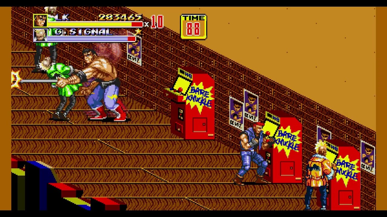 STREETS OF RAGE 2 NEW ERA NKB SCORERUN, HARD DIFFICULTY (SECOND ON LEADERBOARDS)
