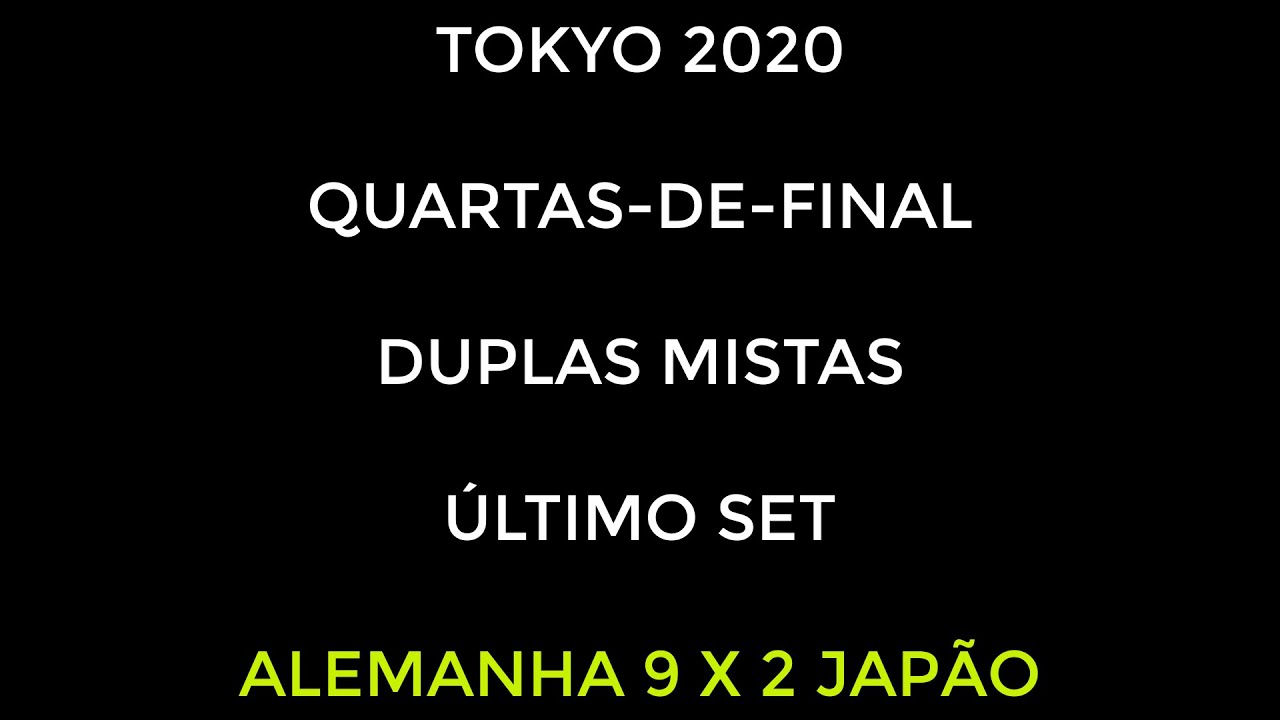 Tokyo 2020 -  FRANZISKA Patrick/SOLJA Petrissa vs MIZUTANI Jun/ITO Mima - Virada hist&oacute;rica!