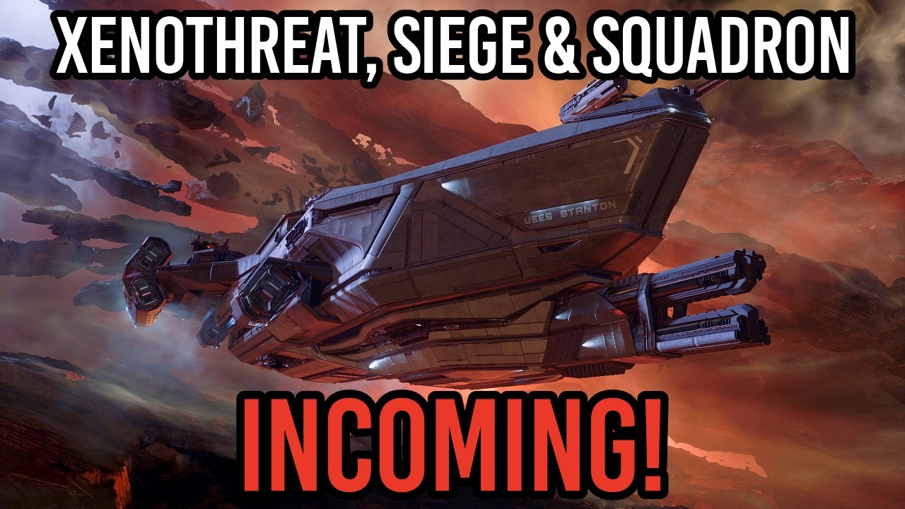Star Citizen INCOMING - XenoThreat, Siege Of Orison, Alpha 4.9 & Squadron 42!