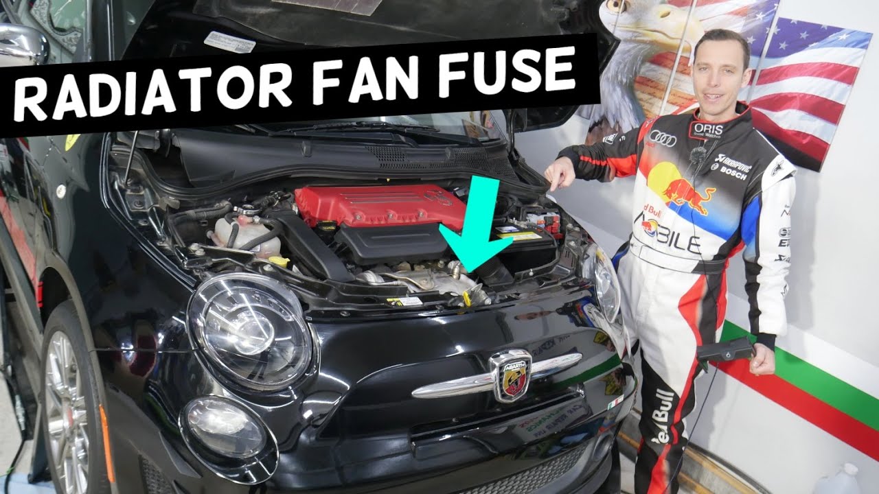 FIAT 500 RADIATOR FAN FUSE LOCATION REPLACEMENT, FIAT 500 OVERHEATS FAN NOT WORKING