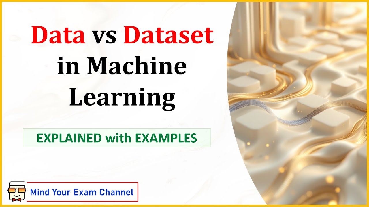 Data vs Dataset in Machine Learning | Structured vs Unstructured Data | Artificial Intelligence | ML