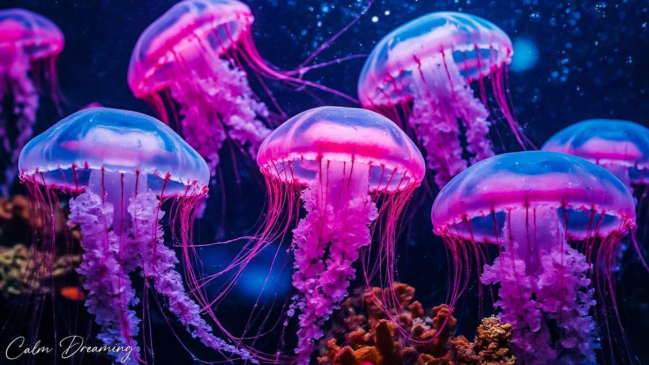 The Best Jellyfish Aquarium for Deep Sleep - FALL ASLEEP IMMEDIATELY - Melatonin Release #3