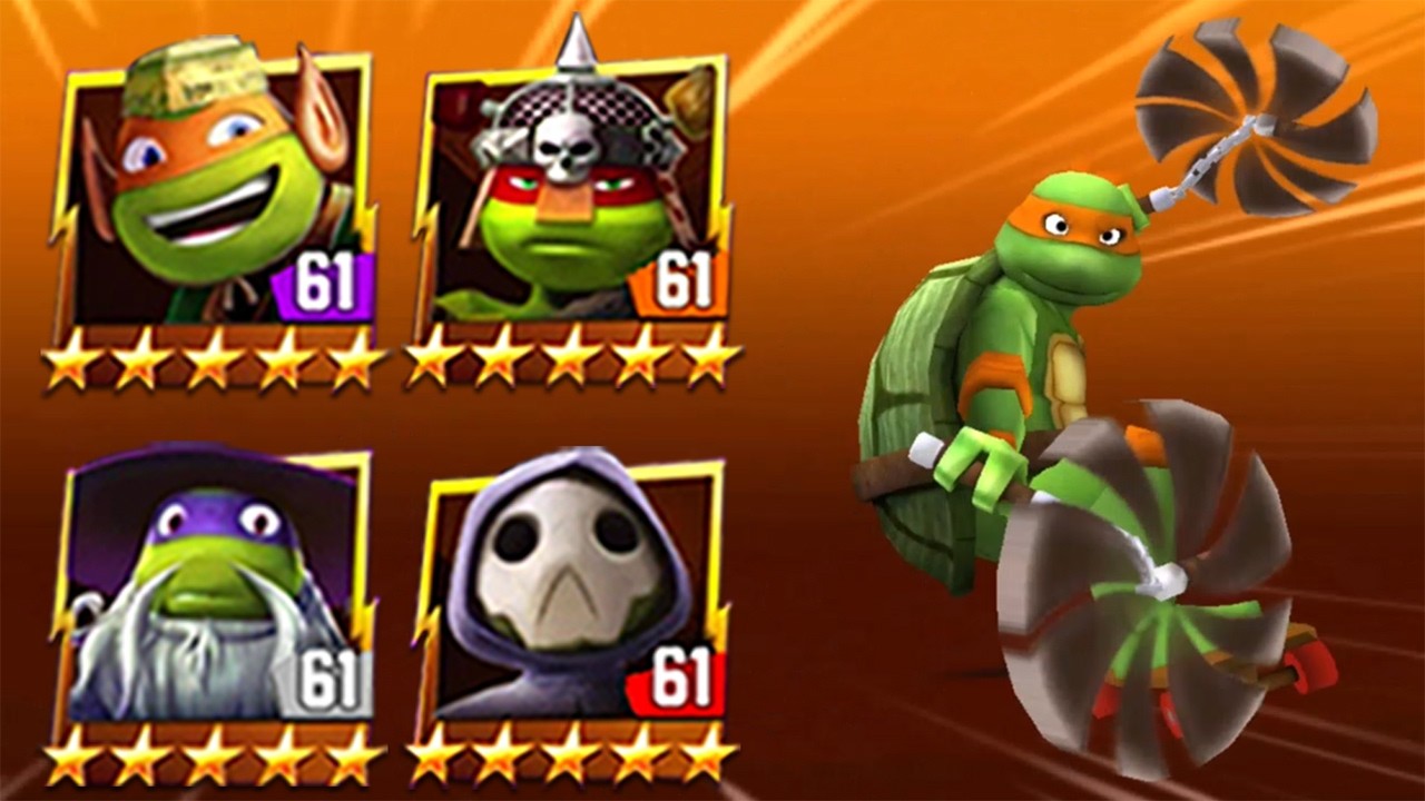 TMNT Legends Mikey Classic, Mikey Larp, Donnie VQ, Raph Larp, Donnie Larp