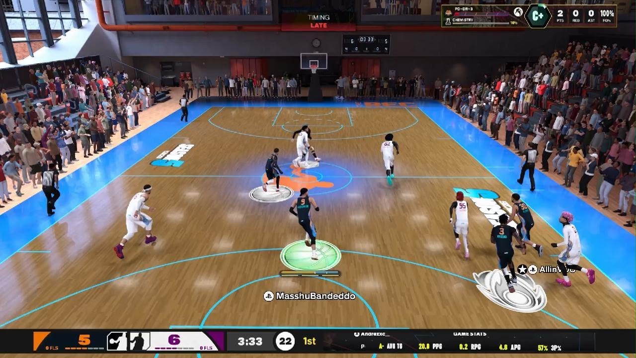 Scoring 100FG% as an 85 ovr PF