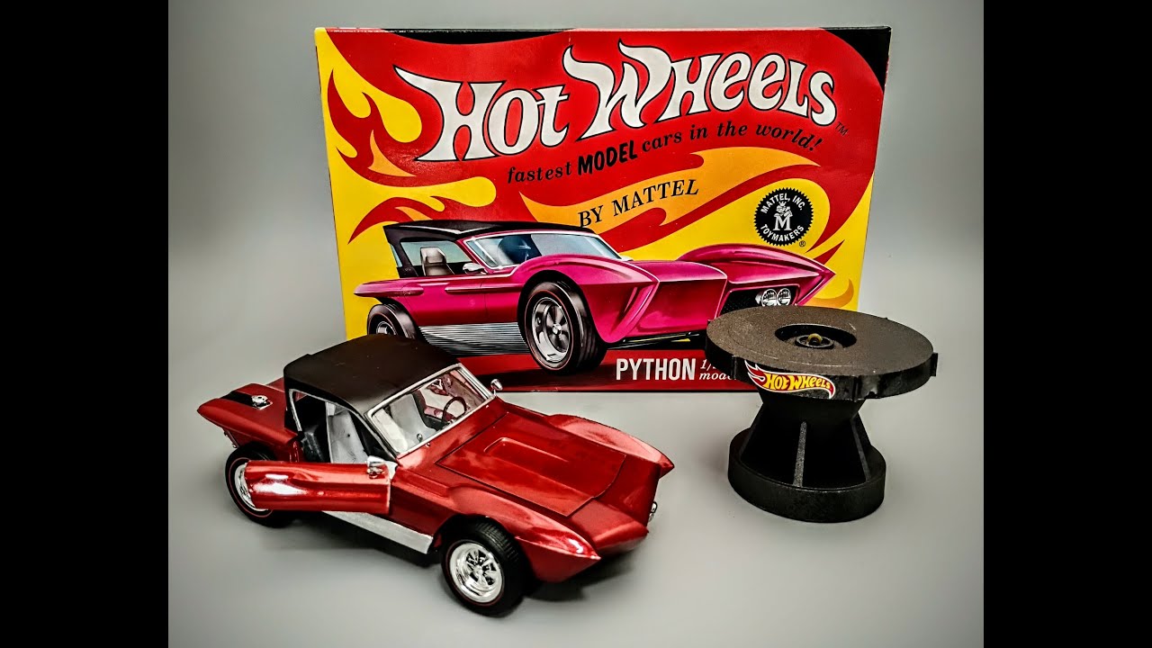 1968 Hot Wheels Sweet 16 Python 1/25 Scale Model Kit Build How To Assemble Opening Doors Mask Paint
