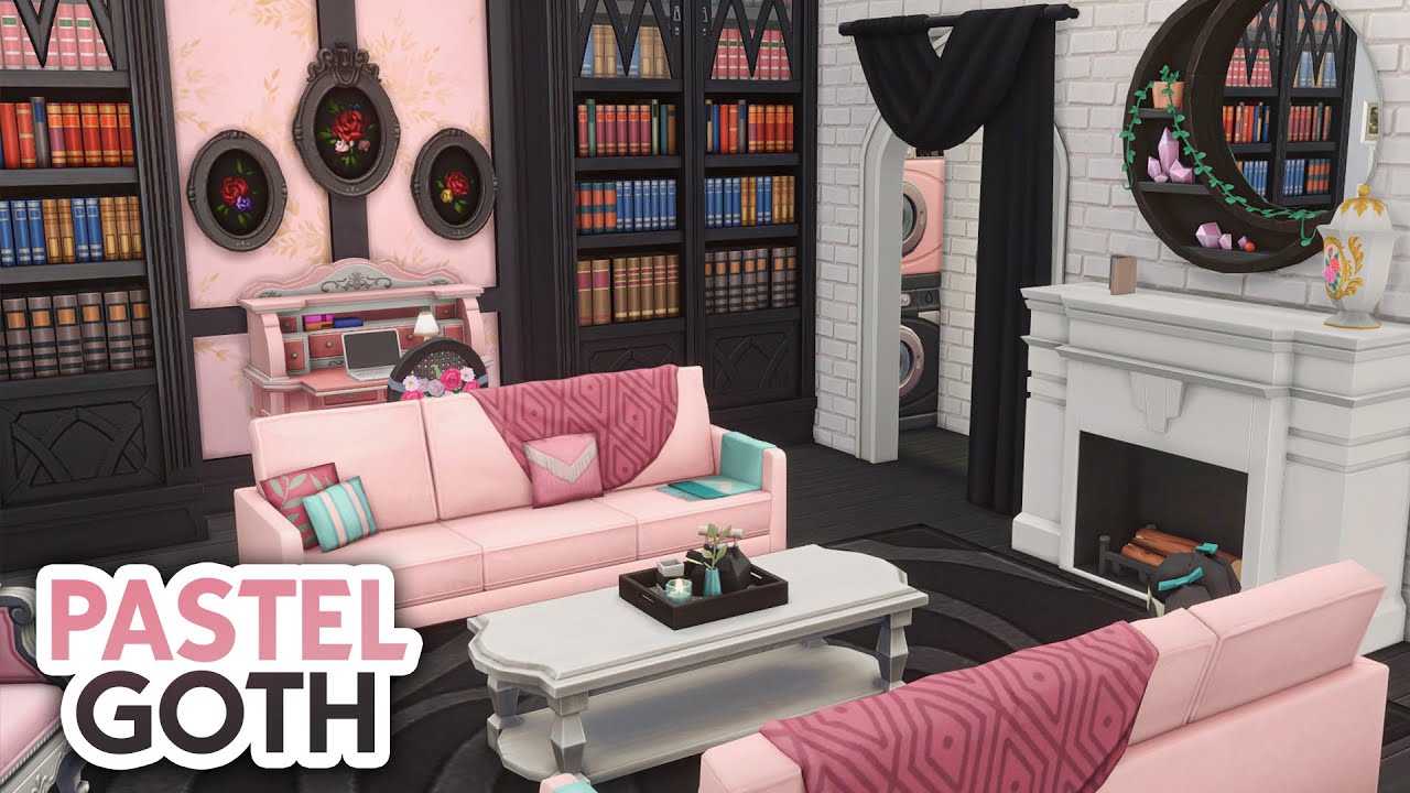 Квартира в пастельно-готическом стиле // The Sims 4 Быстрая сборка: Ремонт квартиры