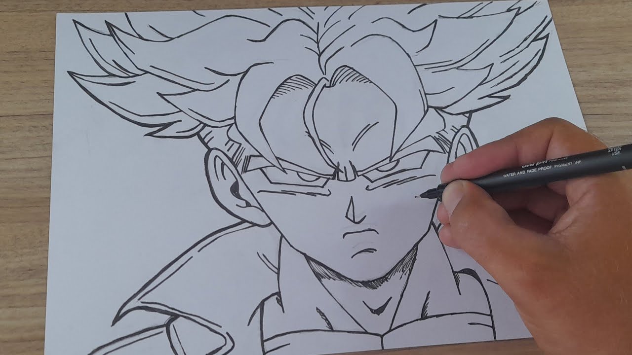 COMO DESENHAR O TRUNKS SUPER SAYAJIN ANIME DBZ