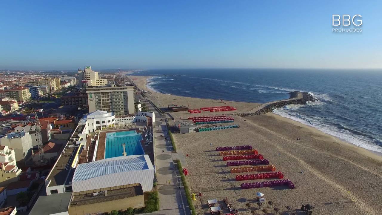 Espinho, Portugal - Praias | Vista A&eacute;rea 4K