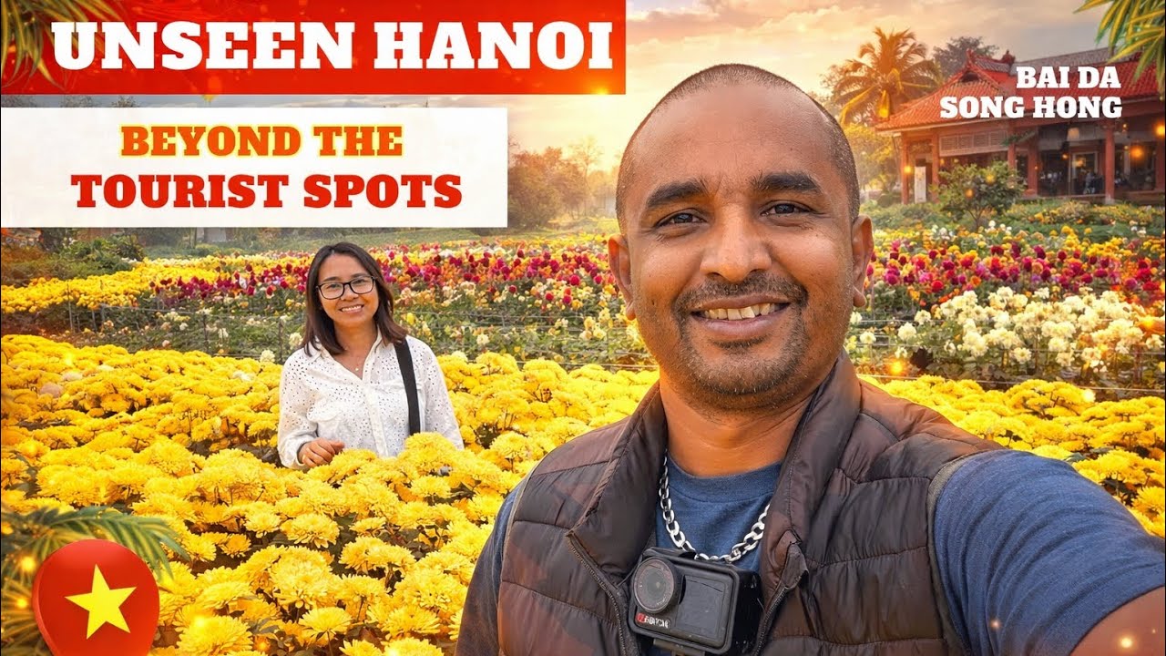 This Is the Hanoi Tourists Don’t See! | Local Market & Bai Da Song Hong Park