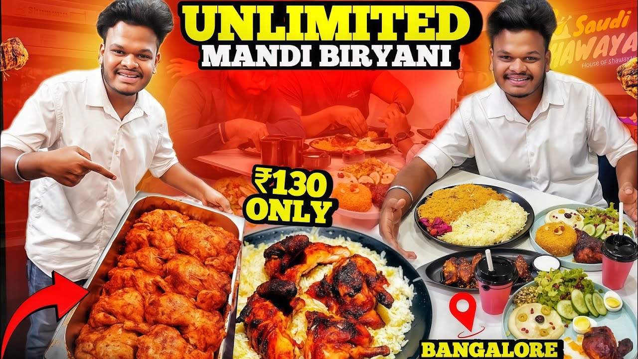 ₹130 MANDI?! 😱 Is this the Cheapest Mandi in Bangalore? | Galli Foods
