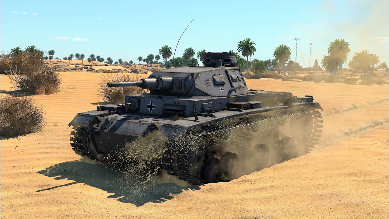 War Thunder: Panzer III F German Medium Tank Gameplay [1440p 60FPS]