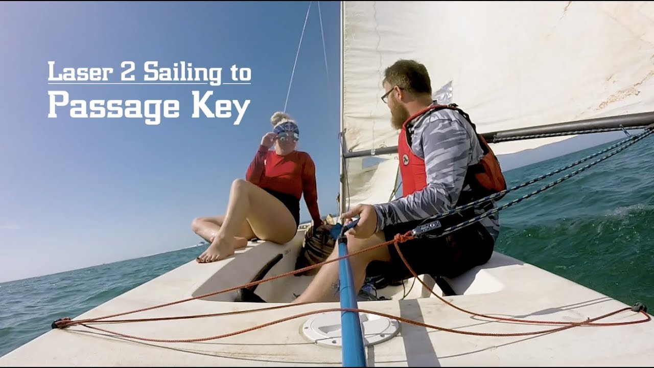 Snorkeling & Sailing the Laser 2 to Passage Key, FL