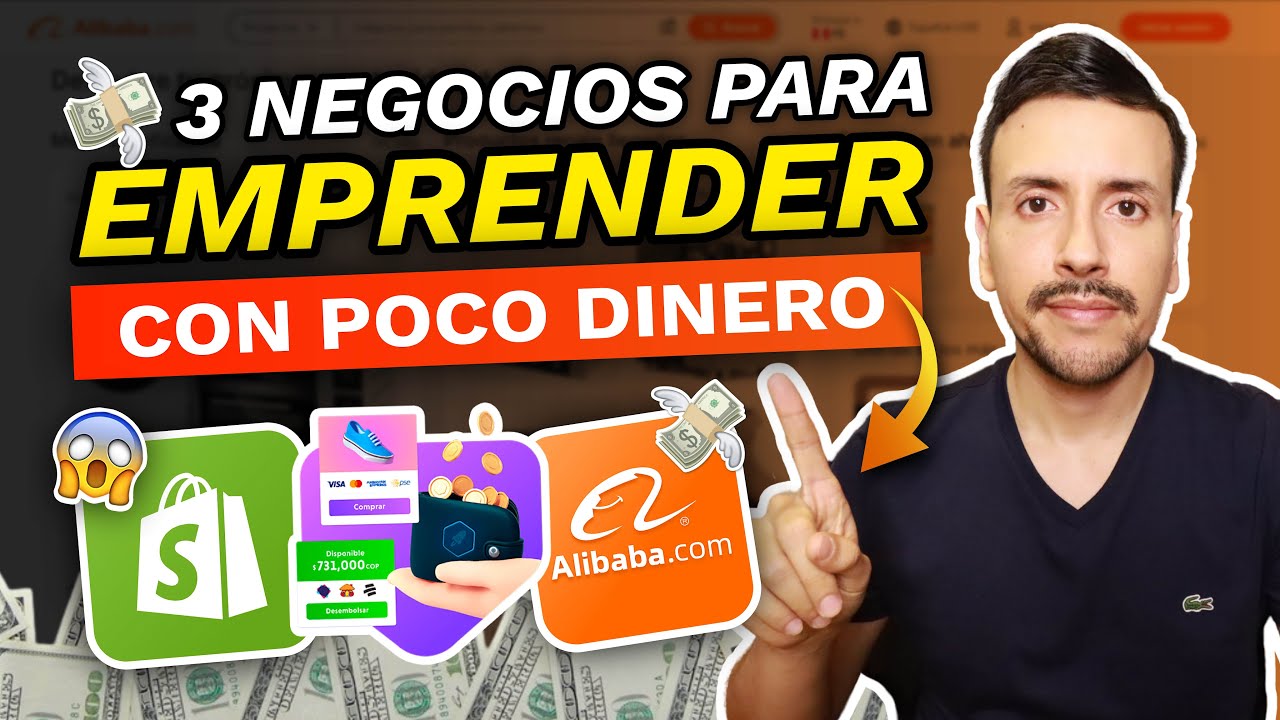 3 NEGOCIOS RENTABLES para EMPRENDER JOVEN con MUY POCO DINERO 💸