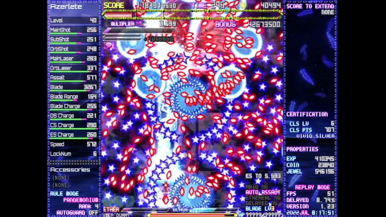 StellaVanity ~ Strict Rule mode Pandemonium Rank 4 Vier Dummy (TLB b) 1cc