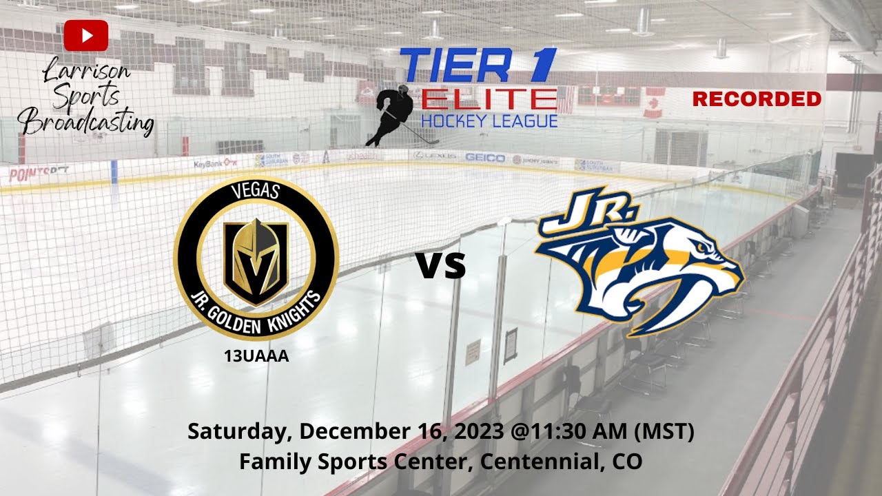 VJGK 13UAAA vs Nashville Jr Preds - Tier 1 Elite Hockey League Showcase Denver, CO G3 (RECORDED)