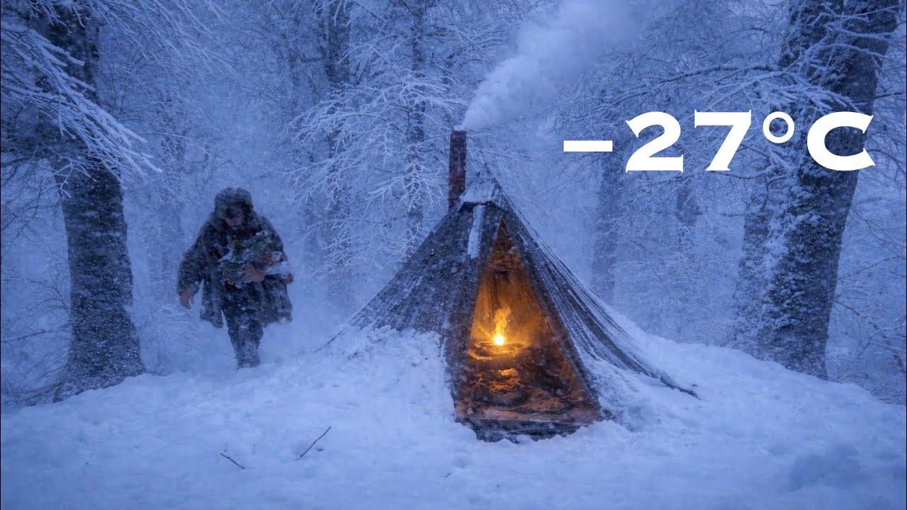Can I Survive &minus;27&deg;C in a Hot Tent? &mdash; Trapped in a Deadly Blizzard