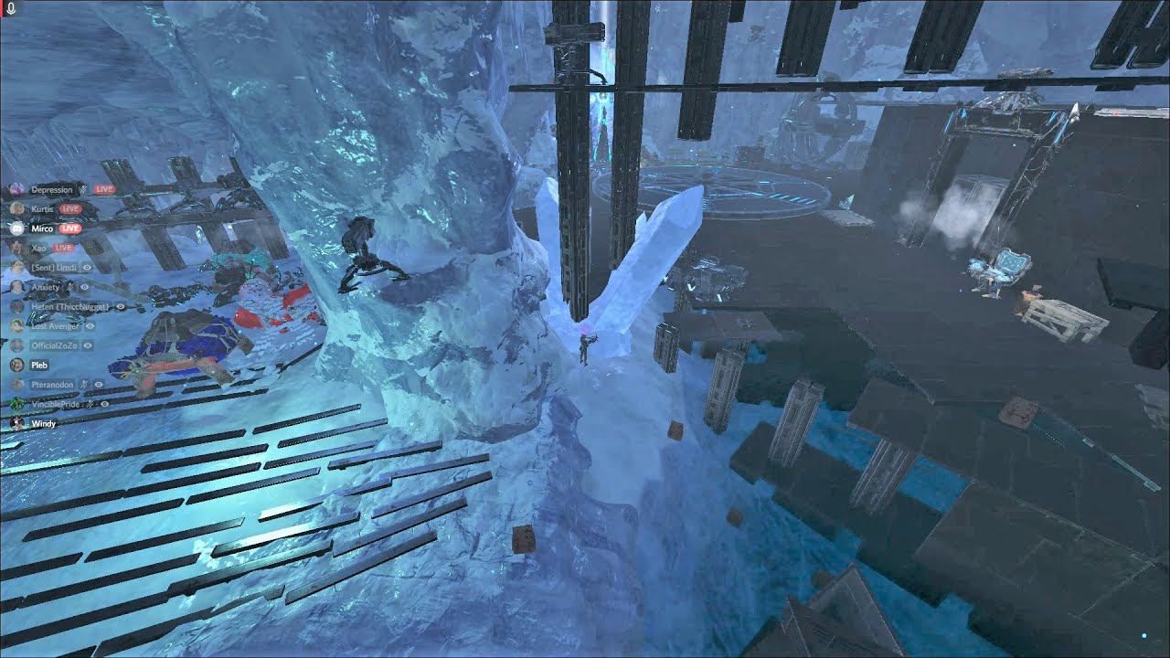 RAIDING SHT HAWK'S ICE CAVE WITH A RANDOM PERSON! | ARK Official PvP