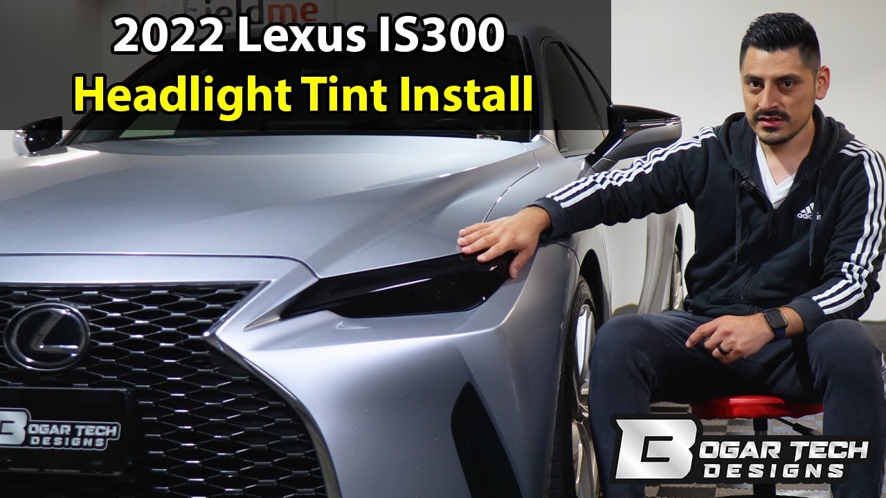 Lexus IS 2021-2025 Headlight Tint Install