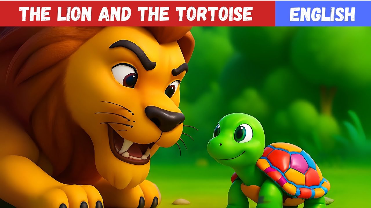 The Lion and the Tortoise | Moral Story in English | Kids Learning Stories