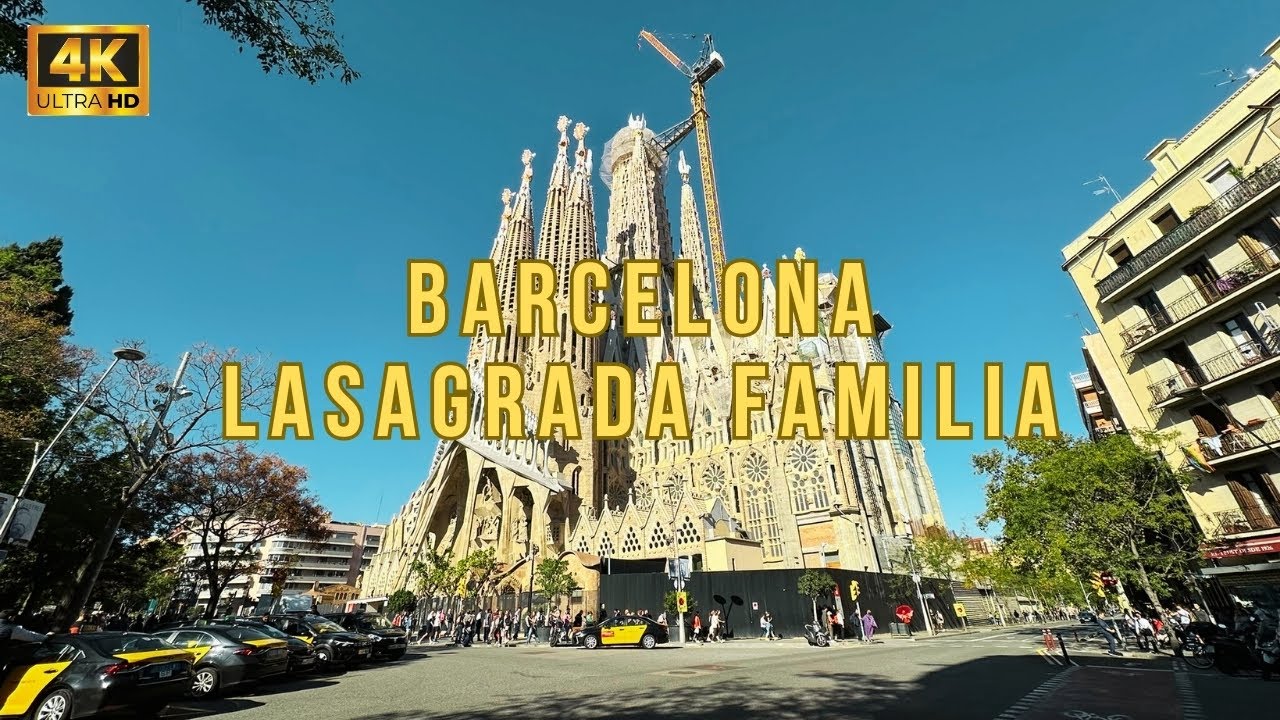 Barcelona La Sagrada Familia 4K Walking Tour