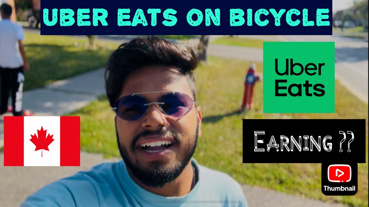 UBER EATS in CANADA on Cycle !! Total EARNINGS $ ? How Students Make $25 Hourly in Canada Uber Eats