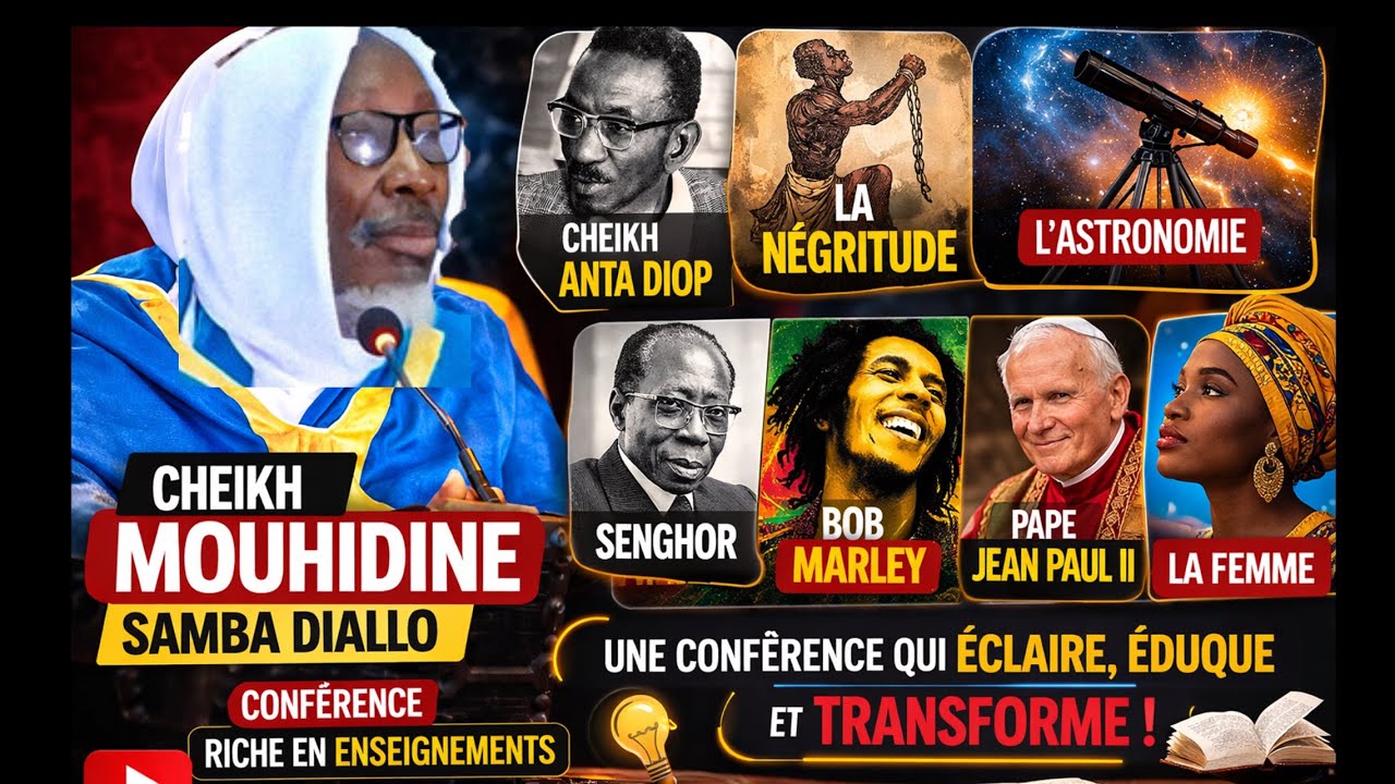 Cheikh Mouhidine Samba Diallo : Islam, Science, Négritude et Histoire Africaine.#video#motivation  