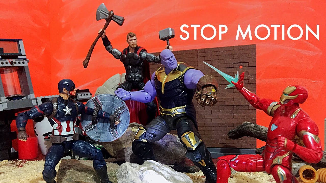 AVENGERS vs THANOS — stop motion