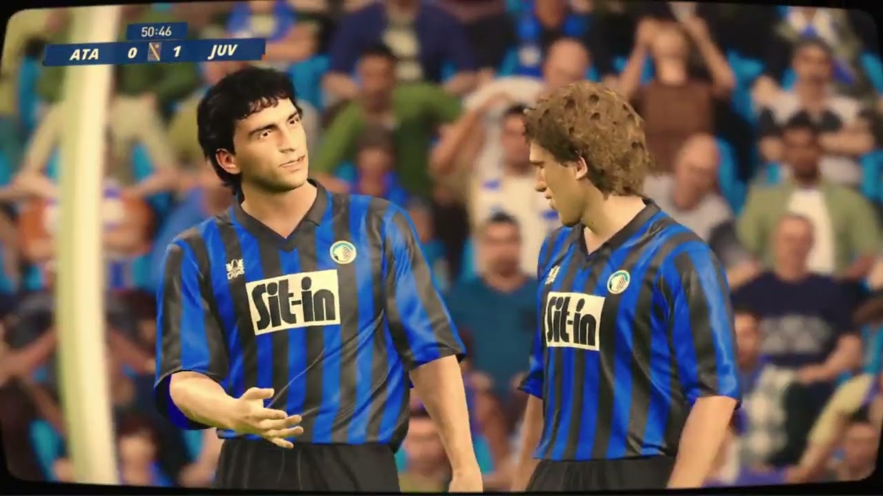 CLASSIC PES 2021: 1988/89 JUVENTUS Season review.Domestic cup matchday 3 against ATALANTA