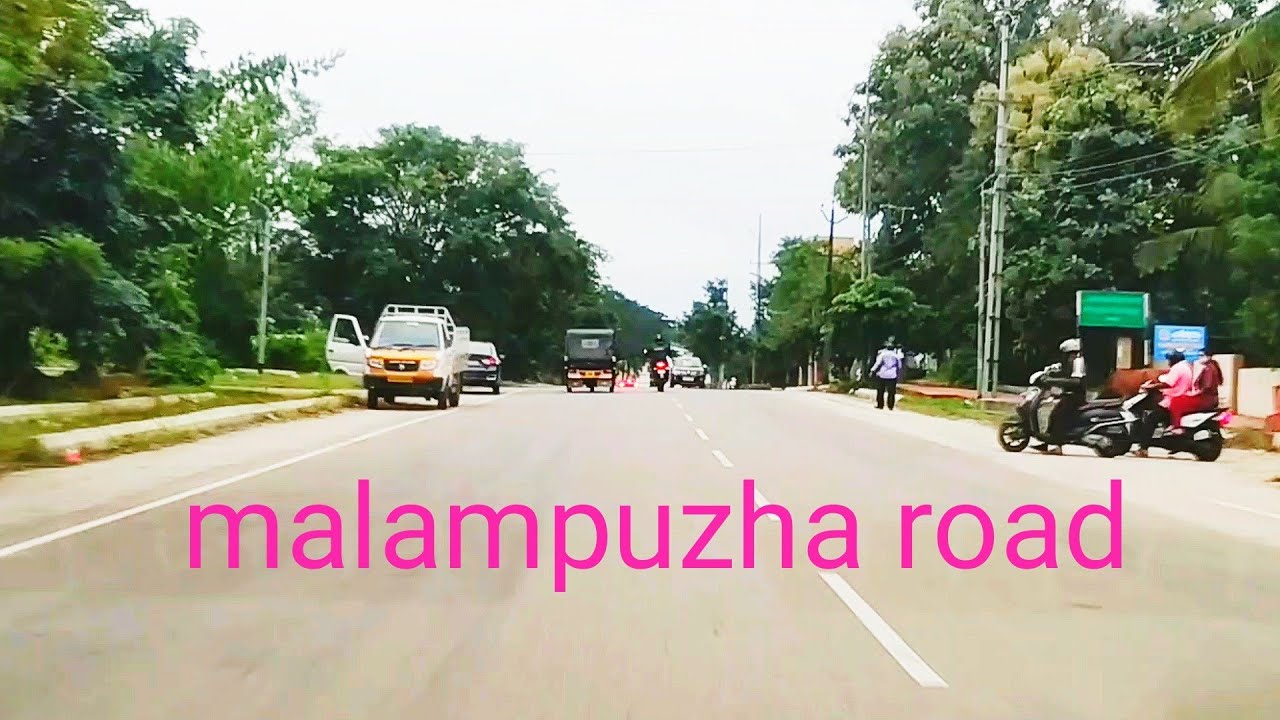 malampuzha road Palakkad road trip Palakkad City road and place Kerala road travel Indian road