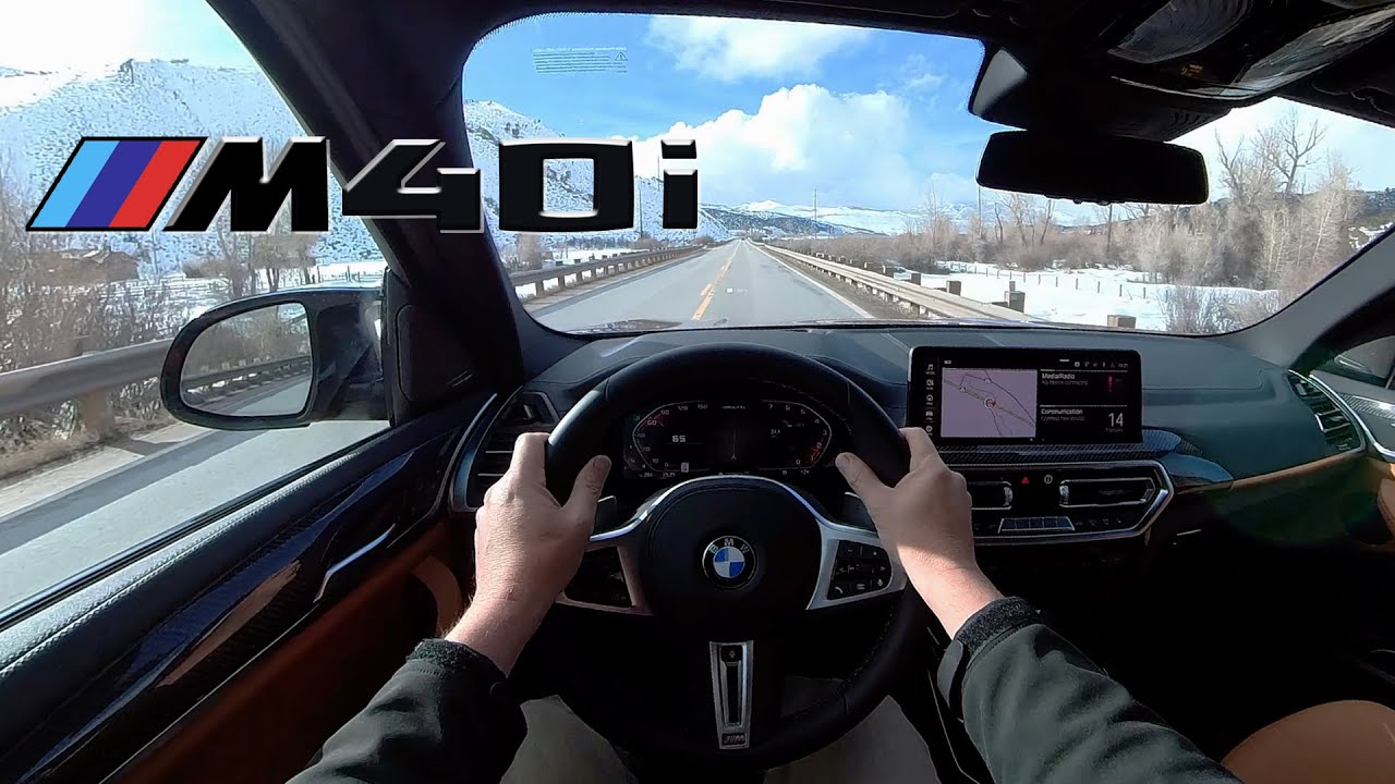 BMW X3 M40i POV Drive on Snowy Road - Test Drive | Everyday Driver