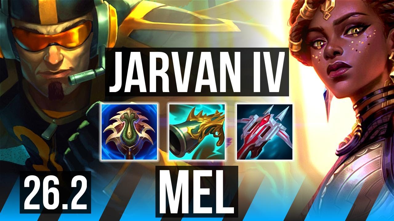 JARVAN IV vs MEL (MID) | Hail Of Blades, Good KDA: 10/1/5 | JP Challenger | 26.2