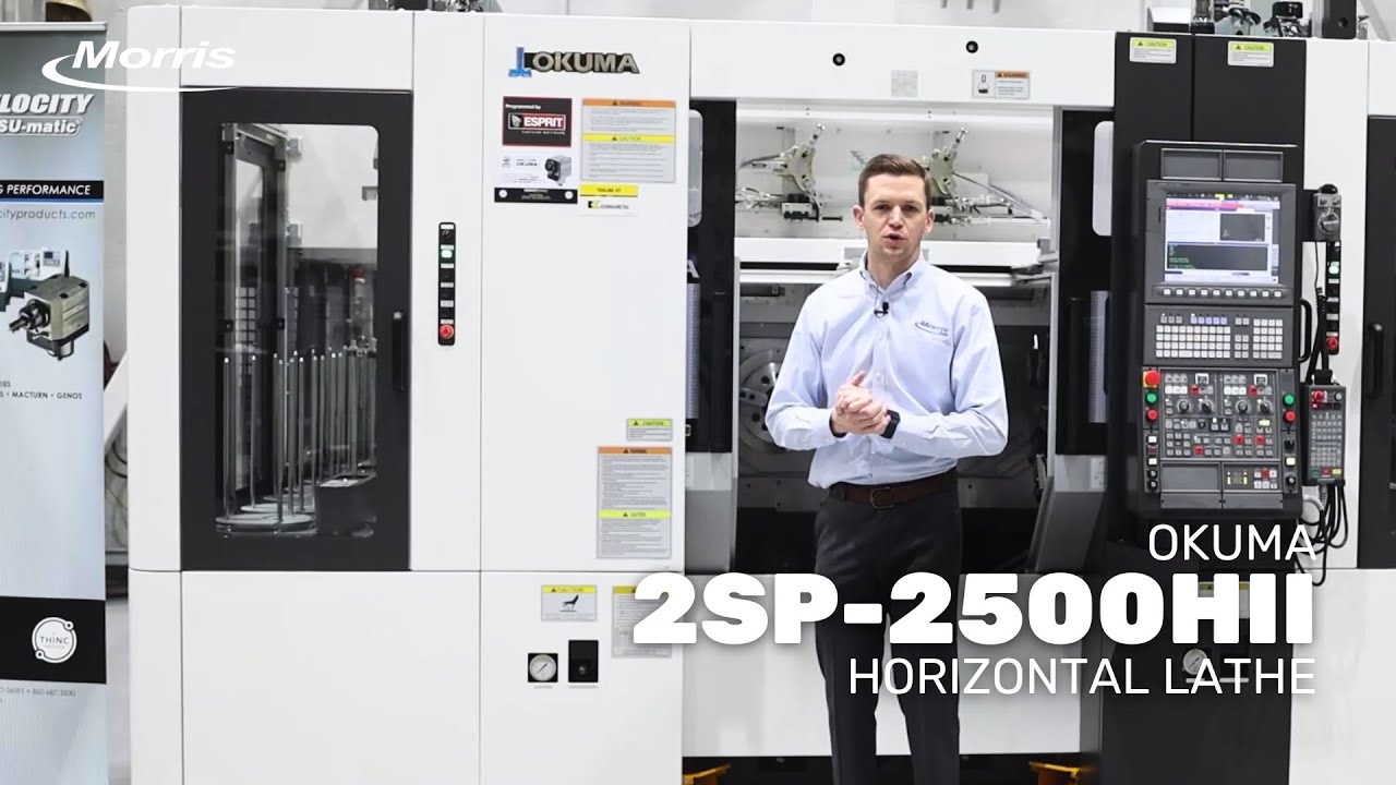Okuma's 2SP-2500H - Horizontal Lathe - Morris