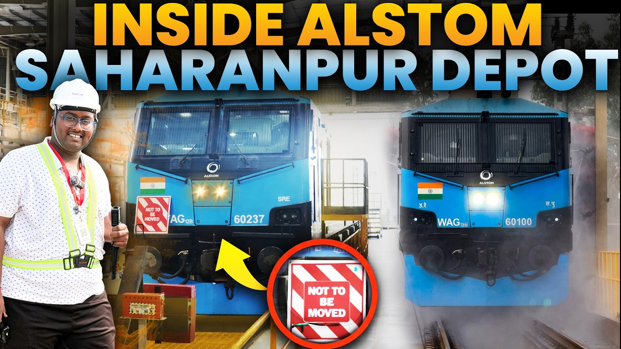 🎥 Inside Alstom’s Saharanpur Maintenance Facility | 10 Years of MELPL Excellence 🚆