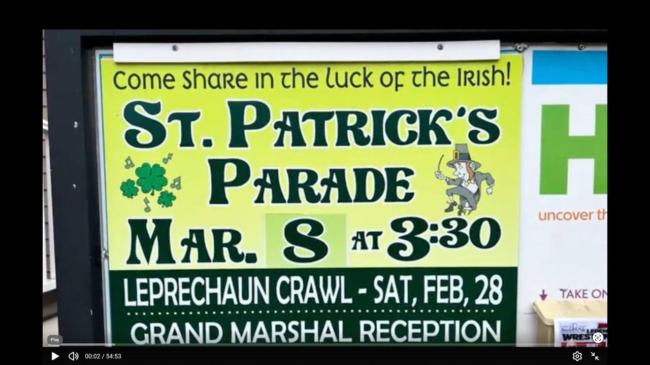 Hackettstown NJ St Patrick's Day Parade 2026
