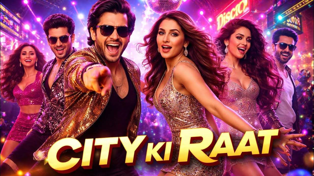 City Ki Raat | Retro Disco Party Song | High Energy Dance Track |(official Video)Original Hindi Song