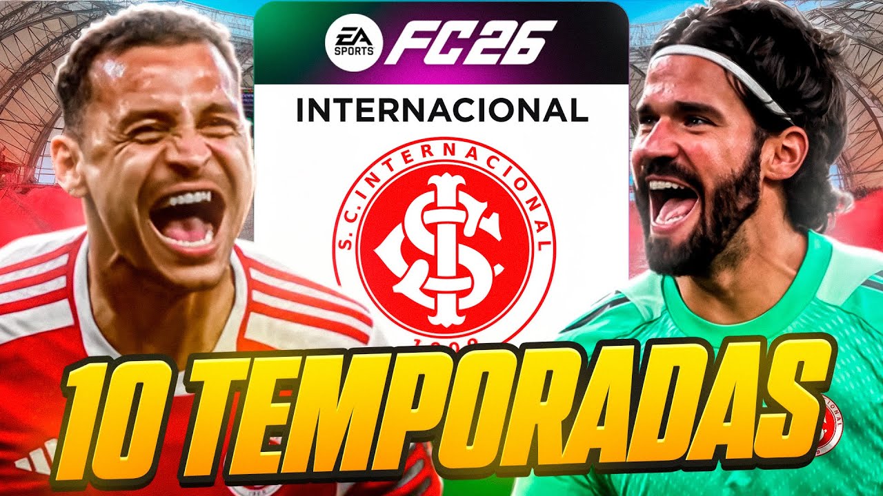 EU ASSUMI O INTERNACIONAL POR 10 TEMPORADAS NO FC 26!