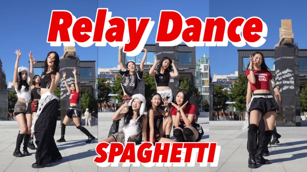[릴레이댄스] LE SSERAFIM (르세라핌) &lsquo;SPAGHETTI&rsquo; | Relay dance | Dance cover by J-kingdom from Korea