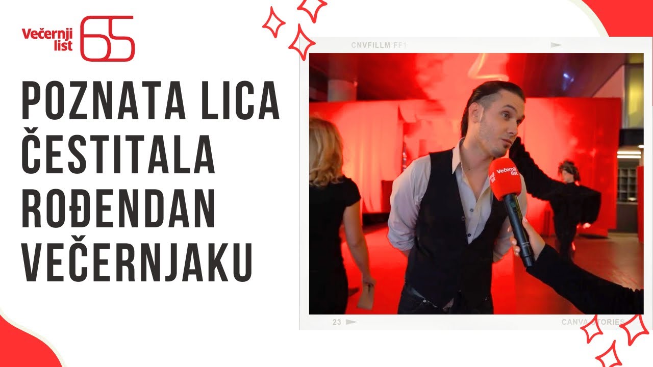 Monogobrojna poznata lica čestitala rođendan Večernjem listu